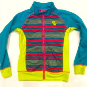 Nike Kids Athletic Jacket - Blue and Yellow
